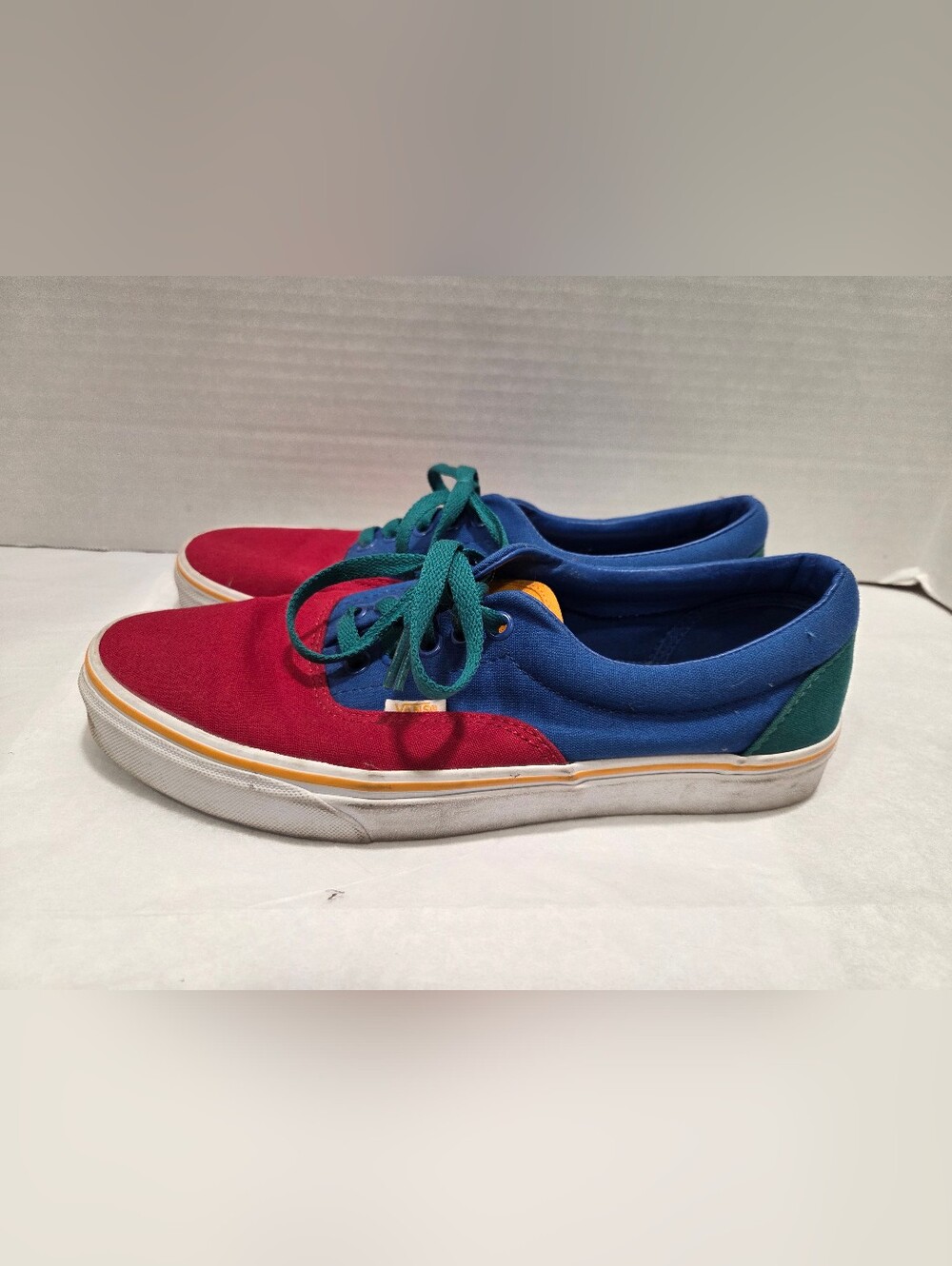 Vans Primary Color Block Low Top Sneaker Women's Size 10